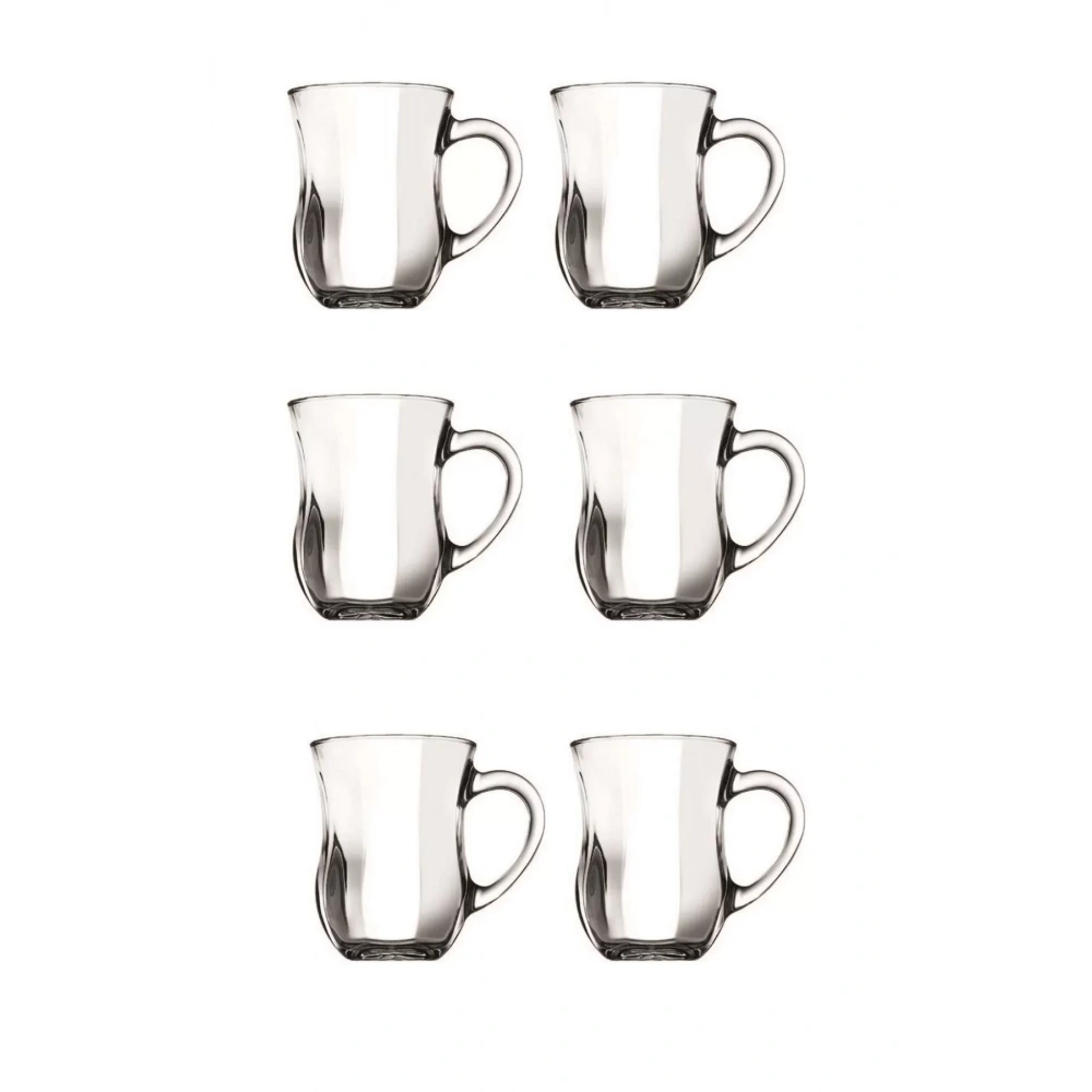 Paşabahçe 55373 Dem Kulplu Çay Bardağı 142 Cc 6lı