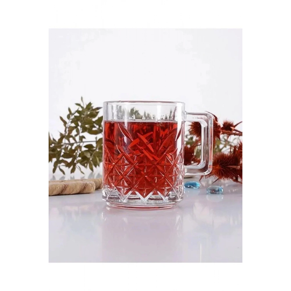Paşabahçe 55462 Timeless Kulplu Cam Kupa 250 Cc 2’li