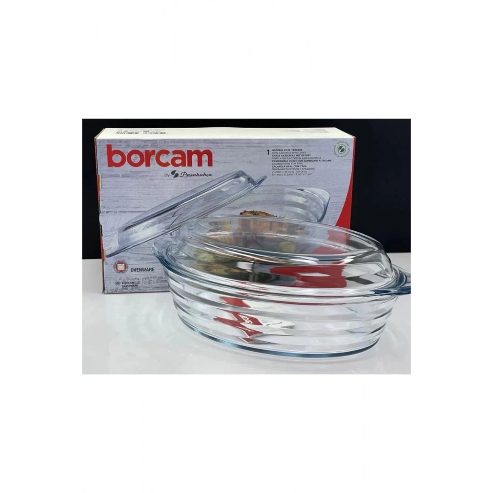 Paşabahçe 590003 Borcam Kapaklı Tencere 2900 Cc 25.1x22 Cm