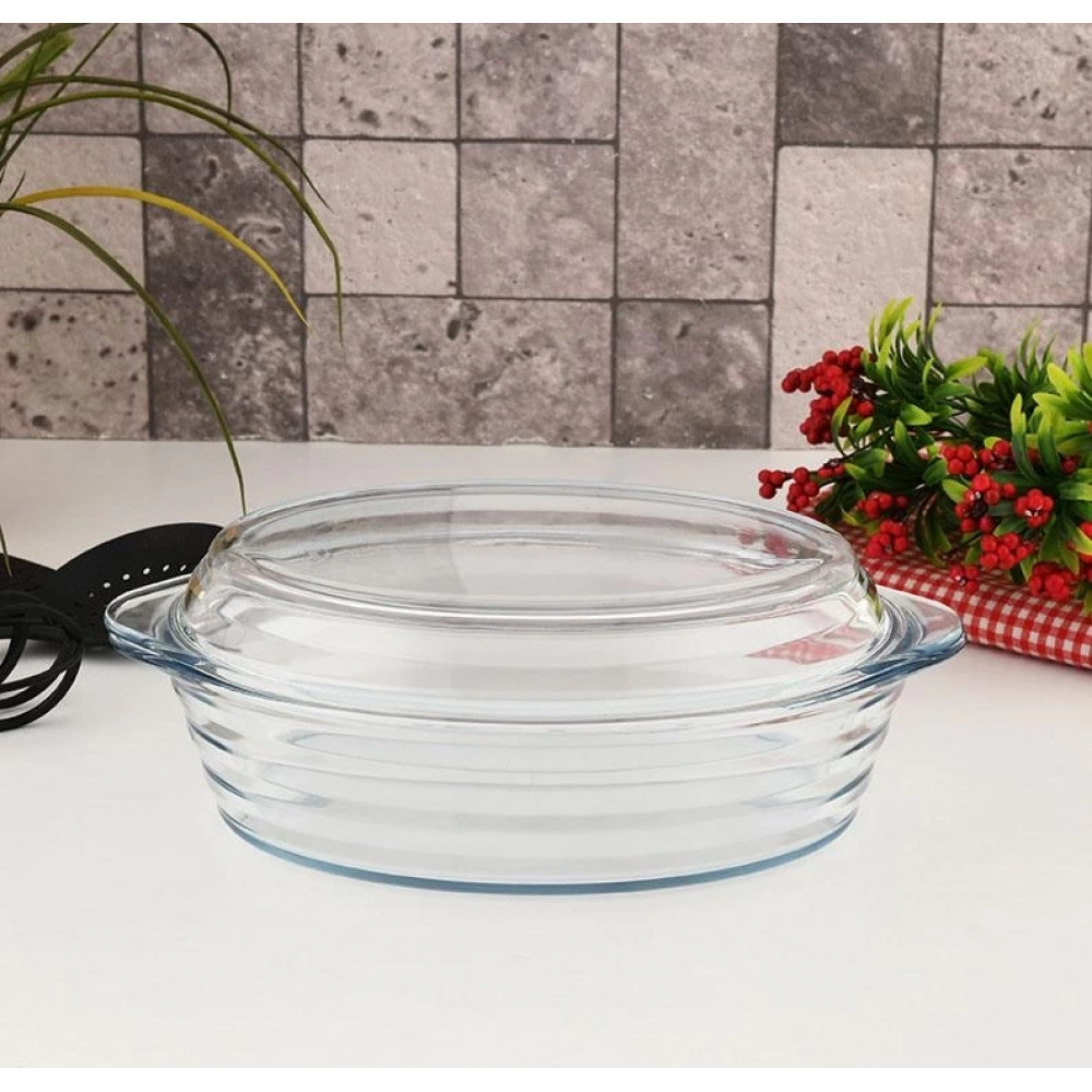 Paşabahçe 590003 Borcam Kapaklı Tencere 2900 Cc 25.1x22 Cm