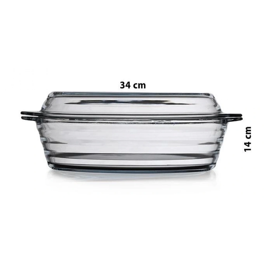 Paşabahçe 590003 Borcam Kapaklı Tencere 2900 Cc 25.1x22 Cm