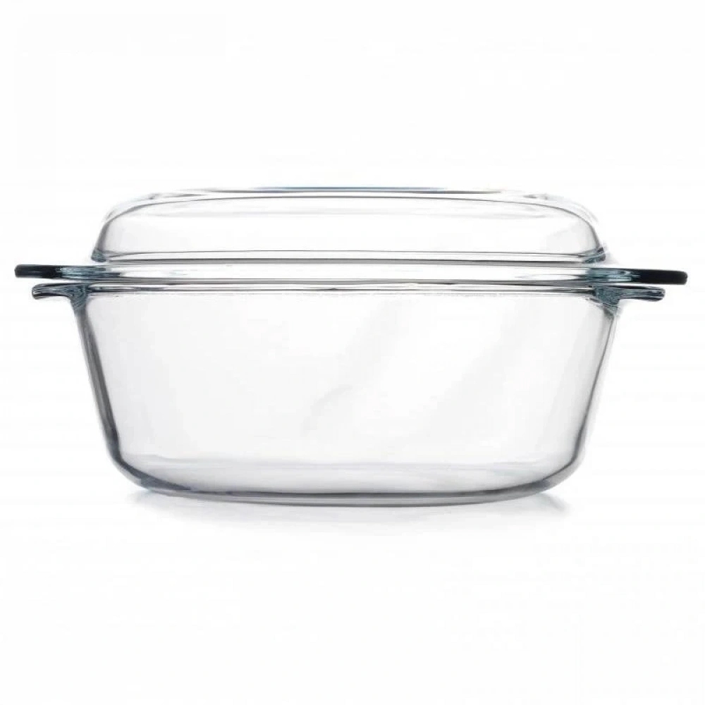 Paşabahçe 59001 Gri Kapaklı Borcam Fırın Kabı 22x8 Cm 2100 Cc