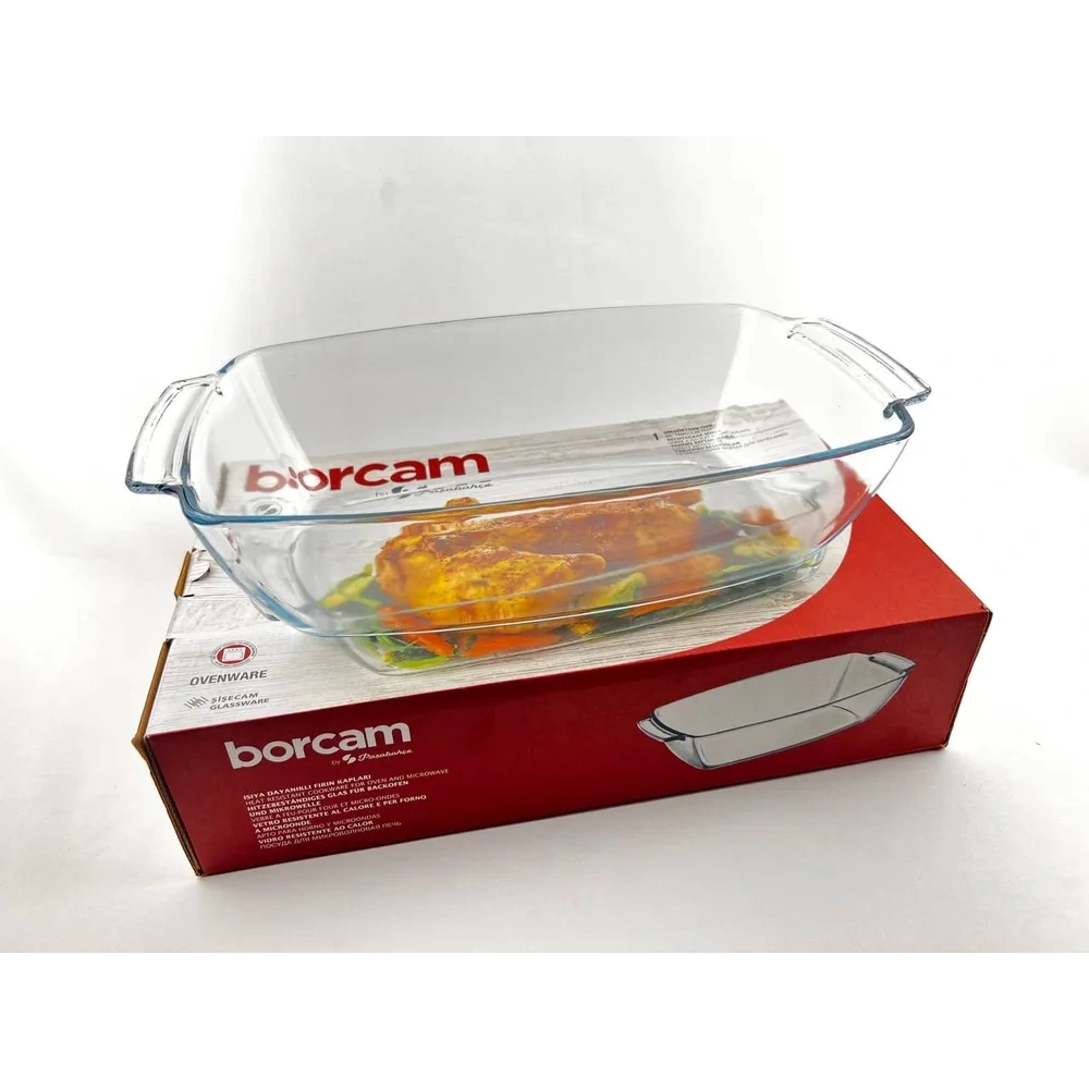 Paşabahçe 590046 Borcam Tepsi 23.3x38x9cm 4420 Cc