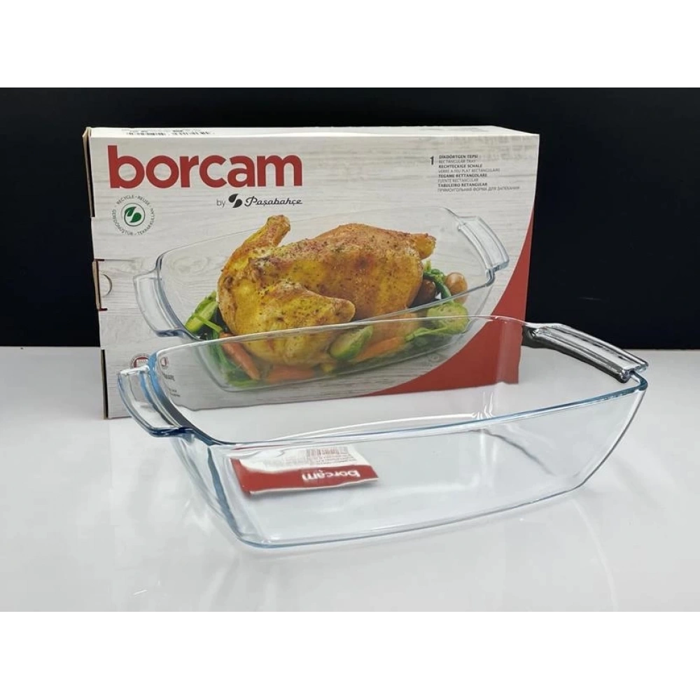 Paşabahçe 590046 Borcam Tepsi 23.3x38x9cm 4420 Cc