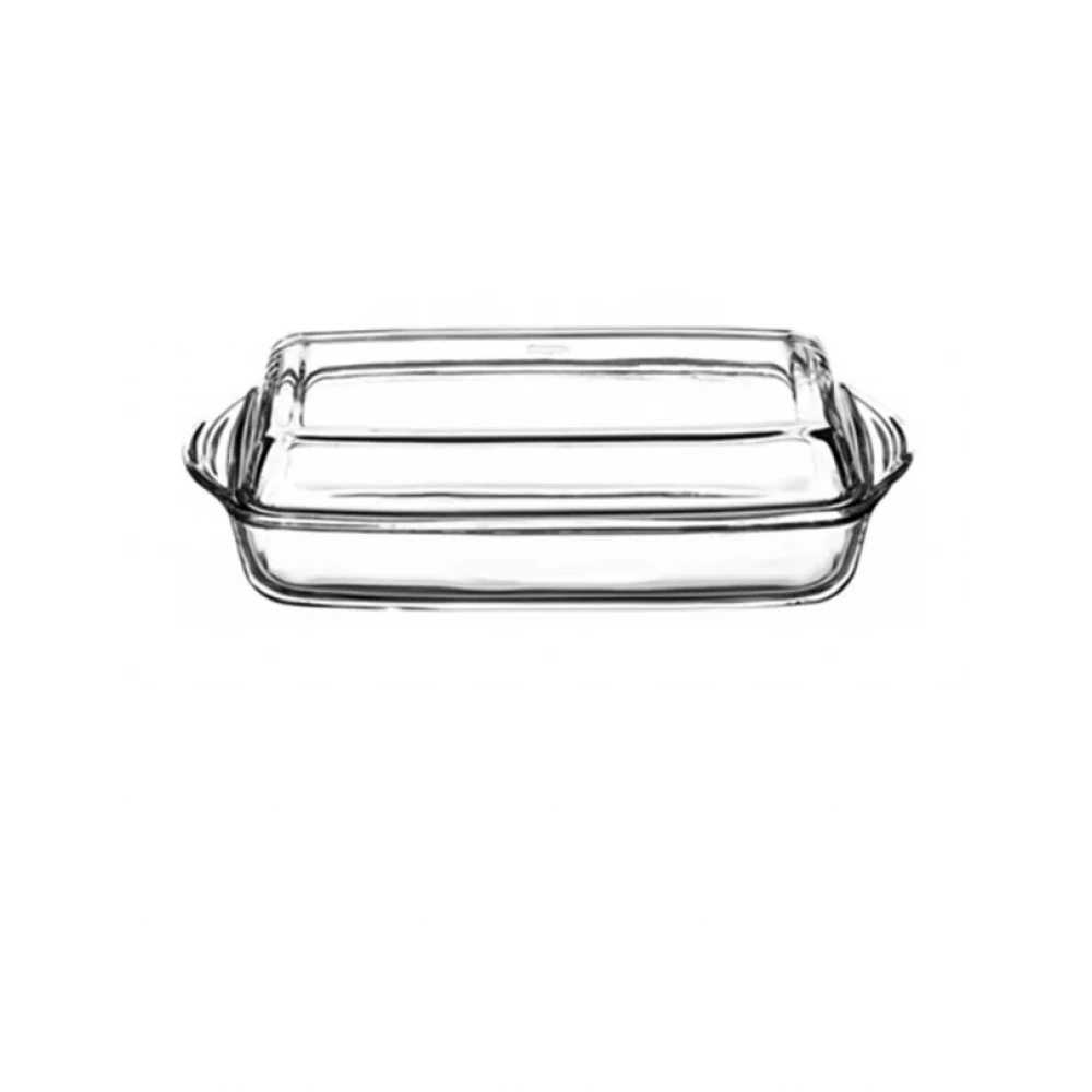 Paşabahçe 59009 Kapaklı Dikdörtgen Fırın Kabı 33.6x19 Cm 
