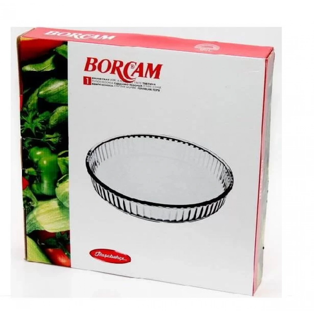 Paşabahçe 59014 Yuvarlak Borcam Fırın Kabı 31,9 Cm 2950 Cc 