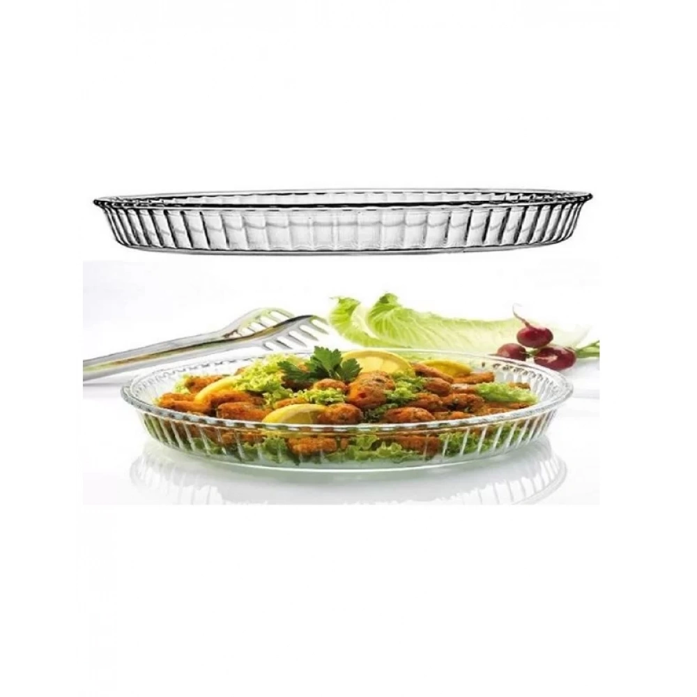 Paşabahçe 59044 Borcam Yuvarlak Tepsi 26 Cm 1720 Cc