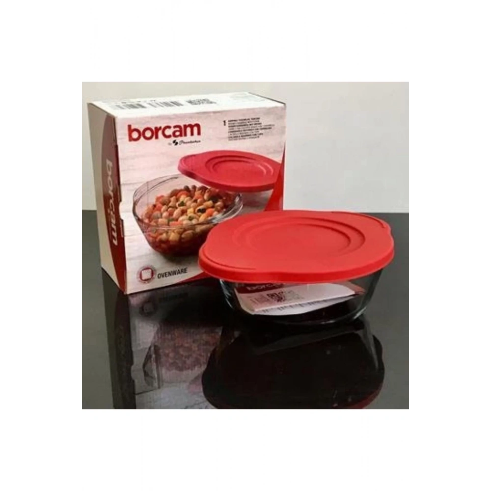 Paşabahçe 59123 Kırmızı Kapaklı Borcam 1450 Cc 25 Cm