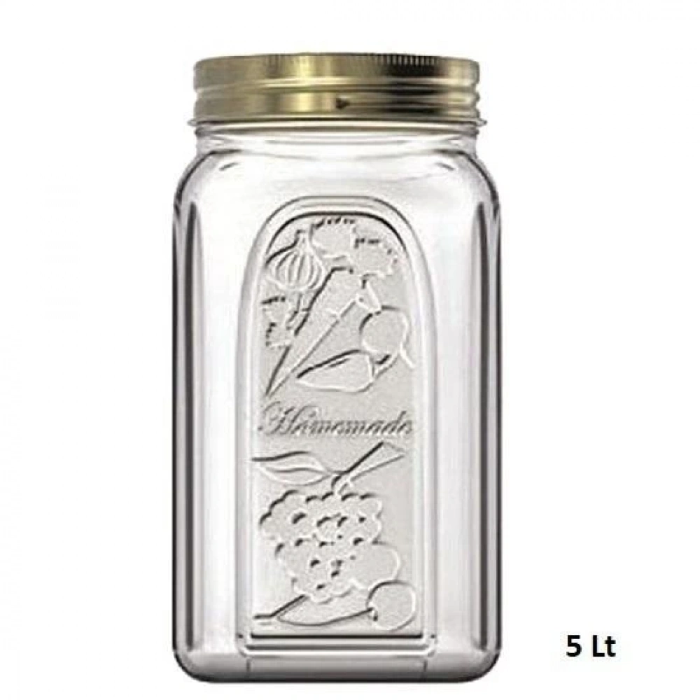 Paşabahçe 80399 Metal Kapaklı Kavanoz 5 Lt