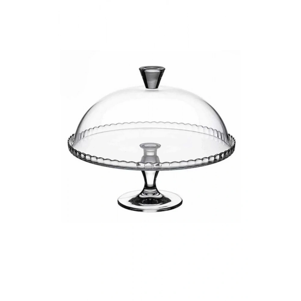 Paşabahçe 95200 Patisserie Ayaklı Ve Kapaklı Servis Tabağı 32,5 Cm
