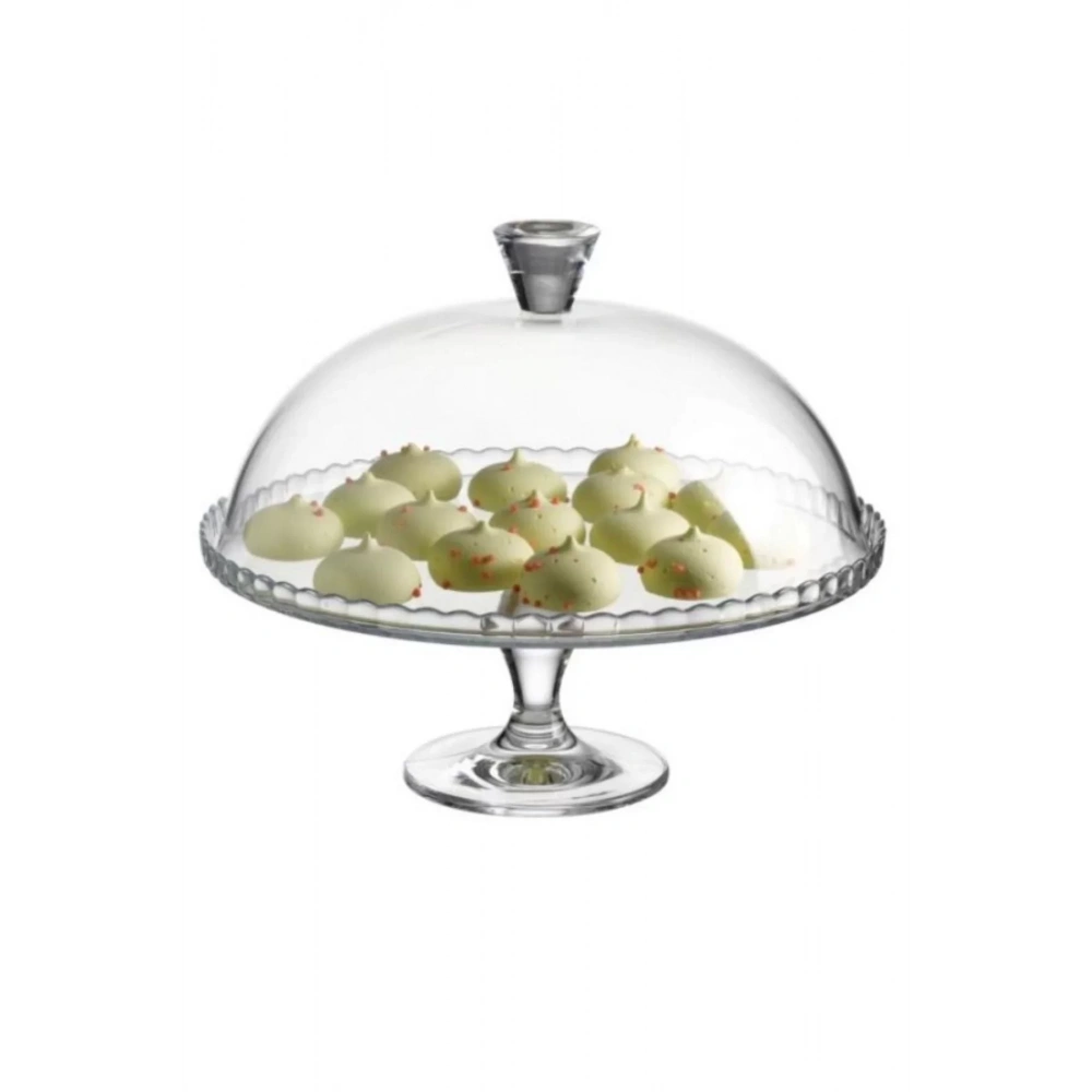 Paşabahçe 95200 Patisserie Ayaklı Ve Kapaklı Servis Tabağı 32,5 Cm