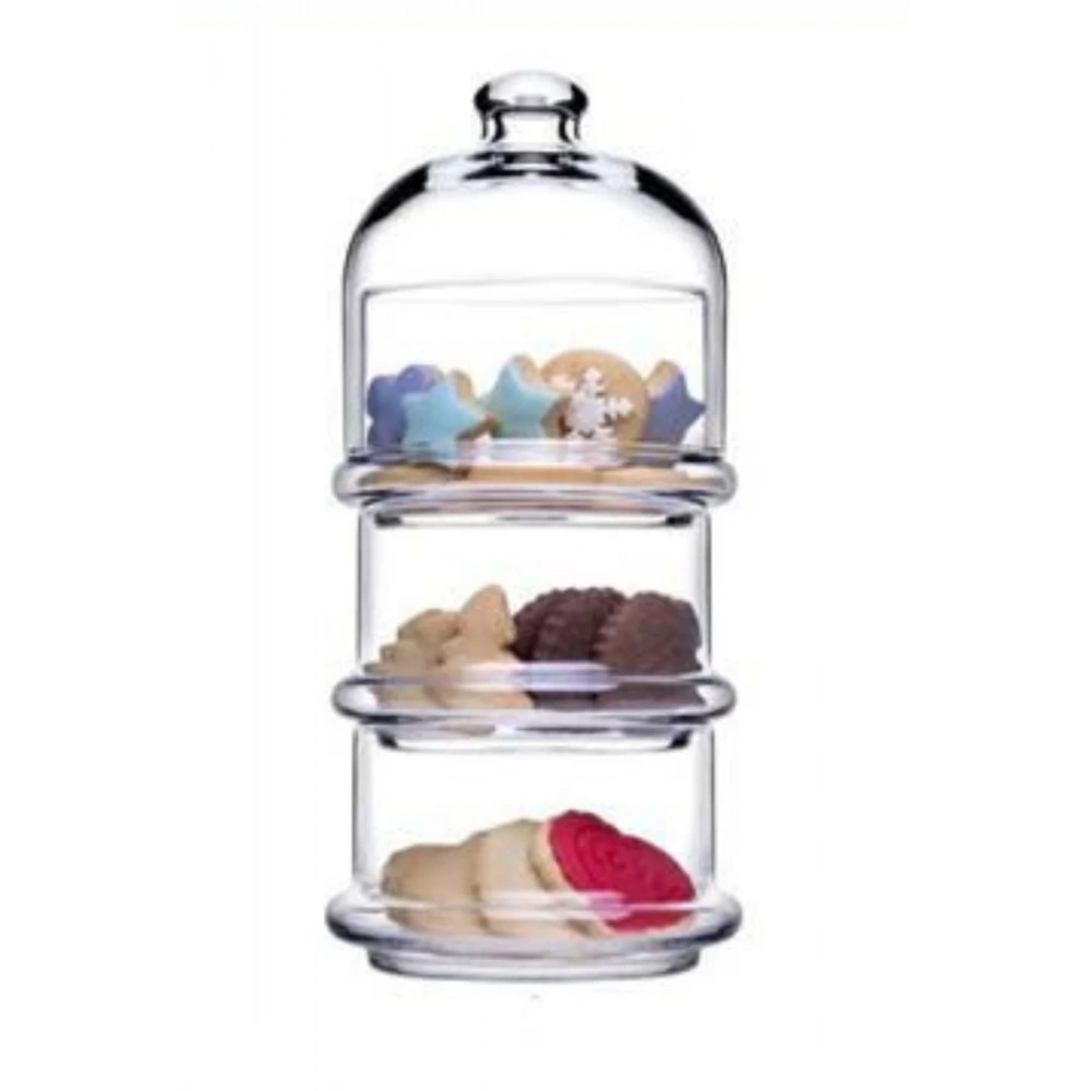 Paşabahçe 96815 Villa Patisserie Üç Katlı Kurabiyelik 26.1x11.8 Cm