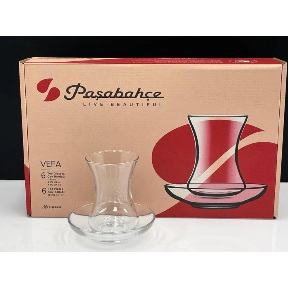 Paşabahçe 96942 Vefa Çay Seti 125 Cc 12 Parça