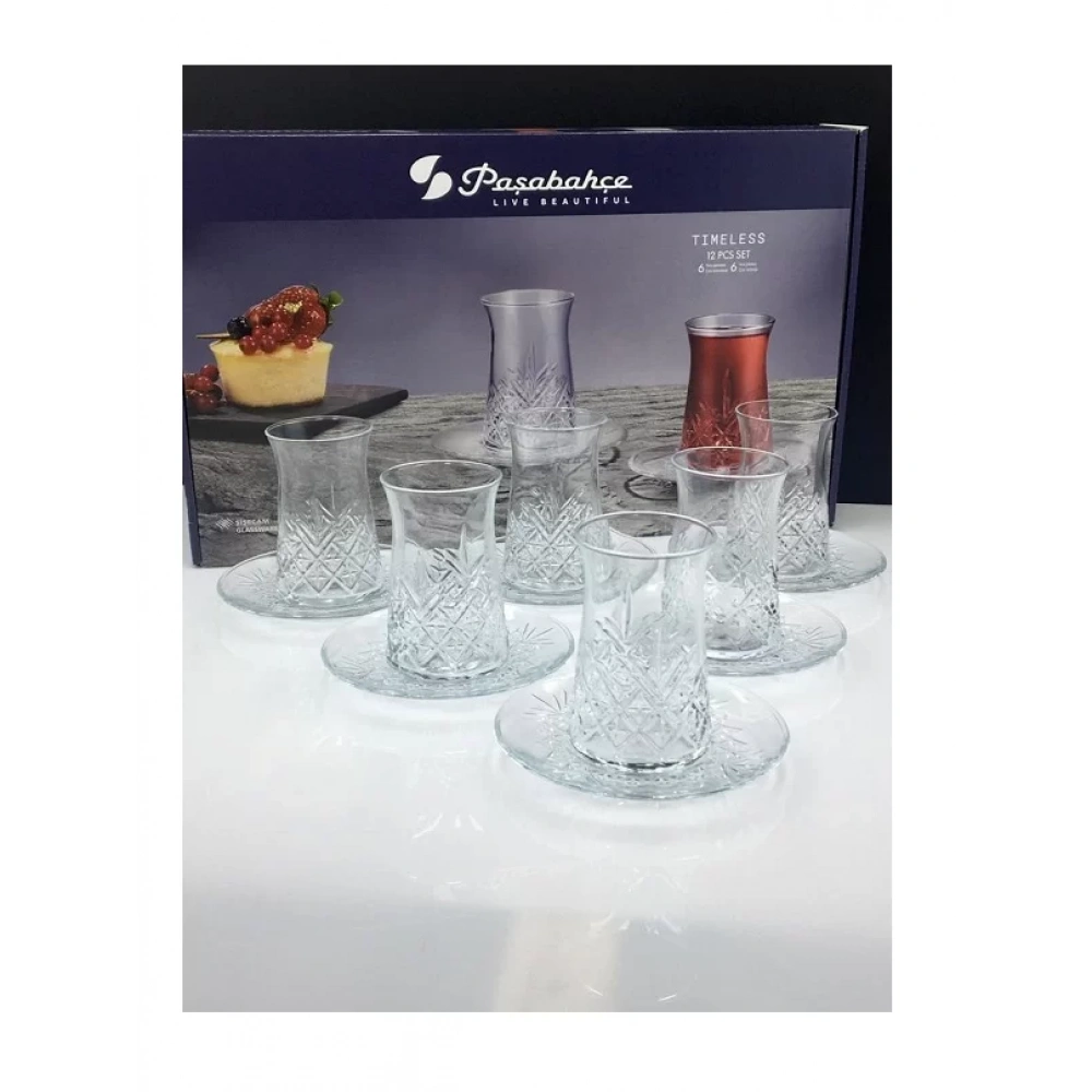 Paşabahçe 96991 Tımeless Çay Seti 12 Parça 6lı