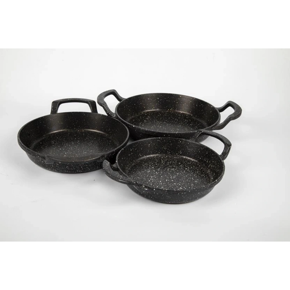 Rss Lav Metal Döküm Sahan Seti 3lü 18-20-22 Cm