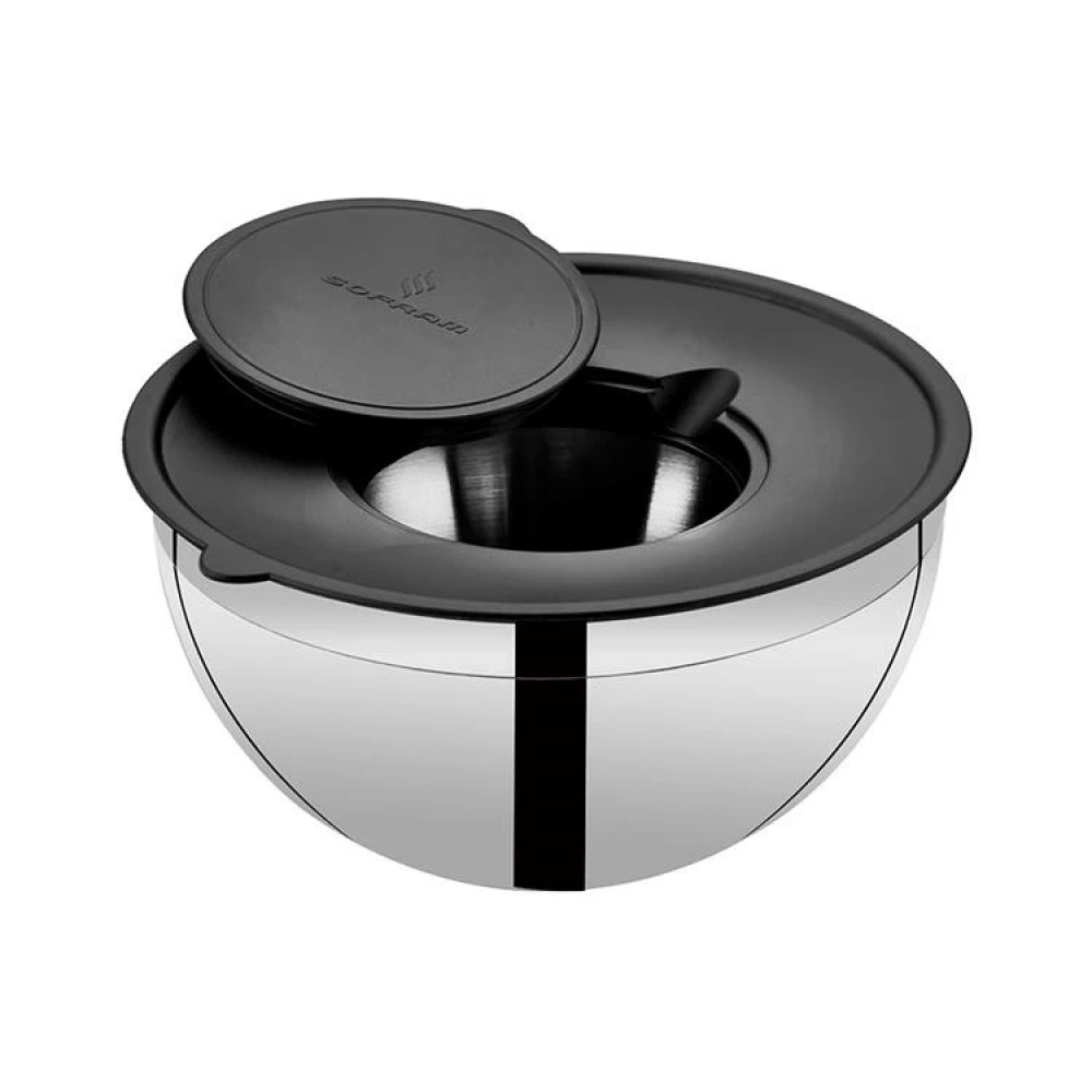 Sf Çelik 24cm Kapaklı Karıştırma Kasesi 4.6lt