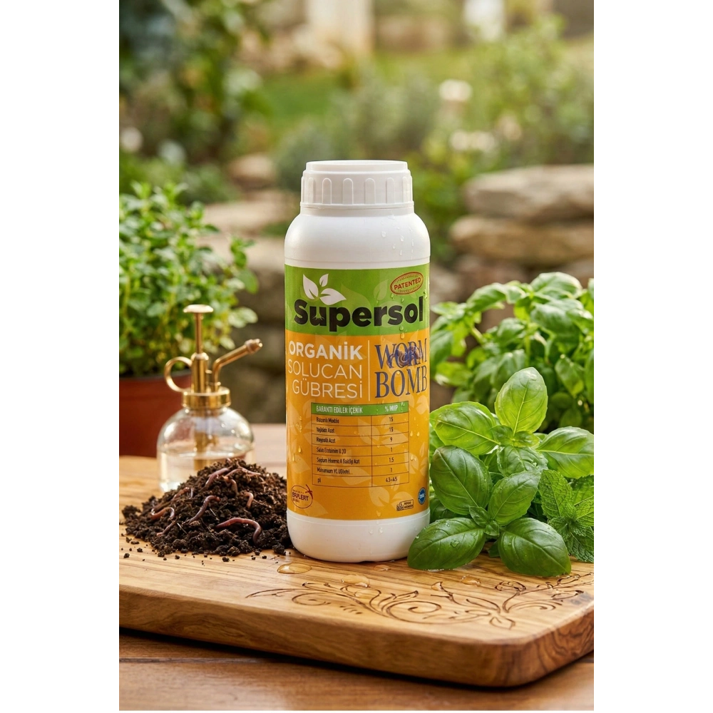 Supersol Wormbomb Solucan Gübresi 1 Lt