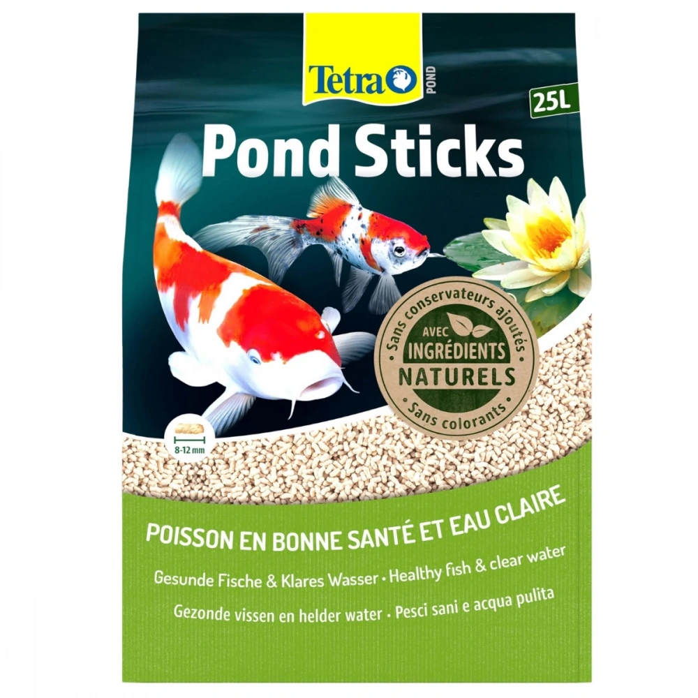 Tetra Pond Sticks Havuz Balıkları Yemi - Yeşil - 25lt