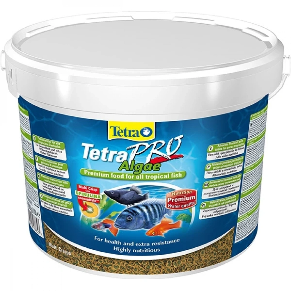 Tetra Pro Algae Crisps Otçul Süs Balık Yemi - 10lt