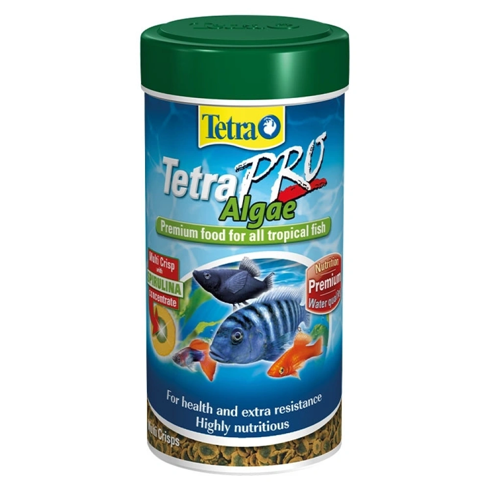 Tetra Pro Algae Crisps Otçul Süs Balık Yemi - 250ml