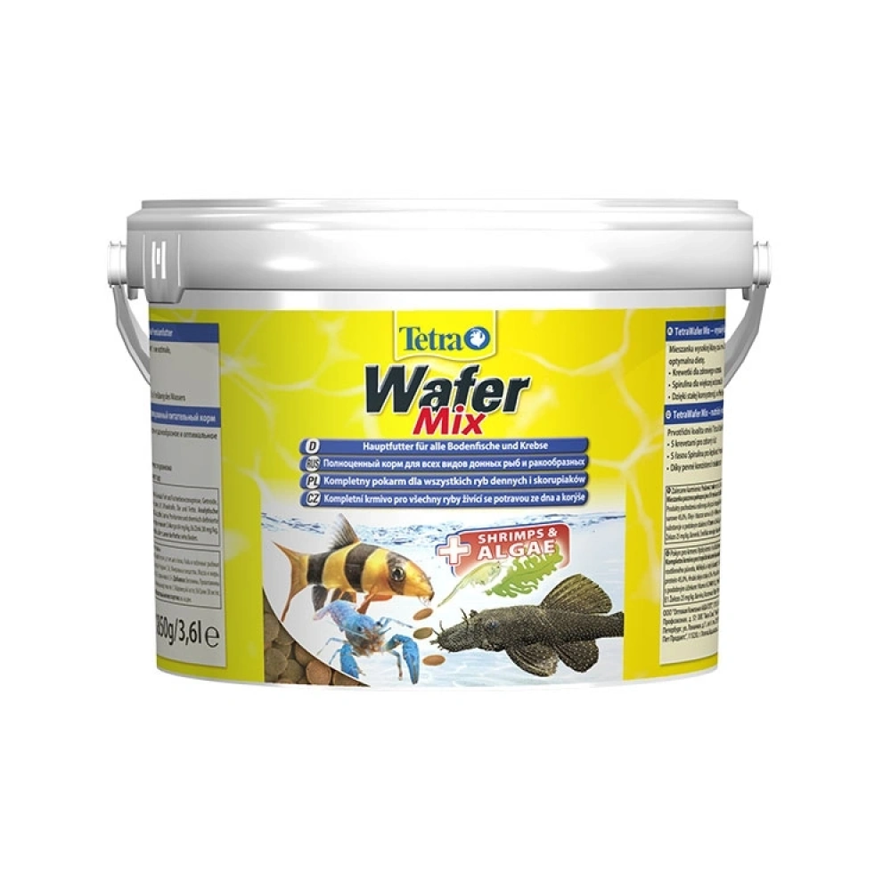 Tetra Wafermix Mini Ufak Taneli Dip Balık Yemi - 3.6lt