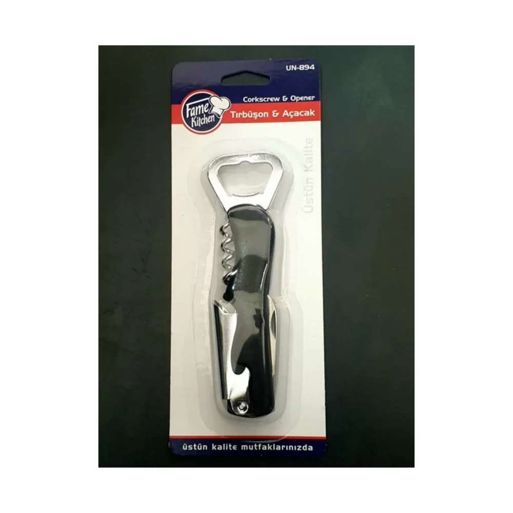 Esonez Unr 894 Siyah Saplı Metal Tirbuşon