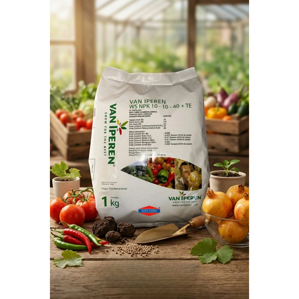 Van Iperen Ws 10-10-40+te Harmanlanmış Npk Gübresi 1kg