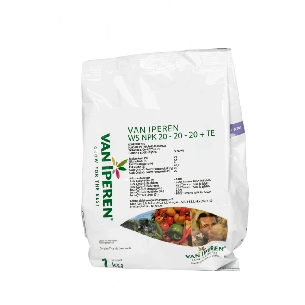 Vaniperen Ws 20-20-20+te Harmanlanmış Npk Granül Gübre 1 Kg