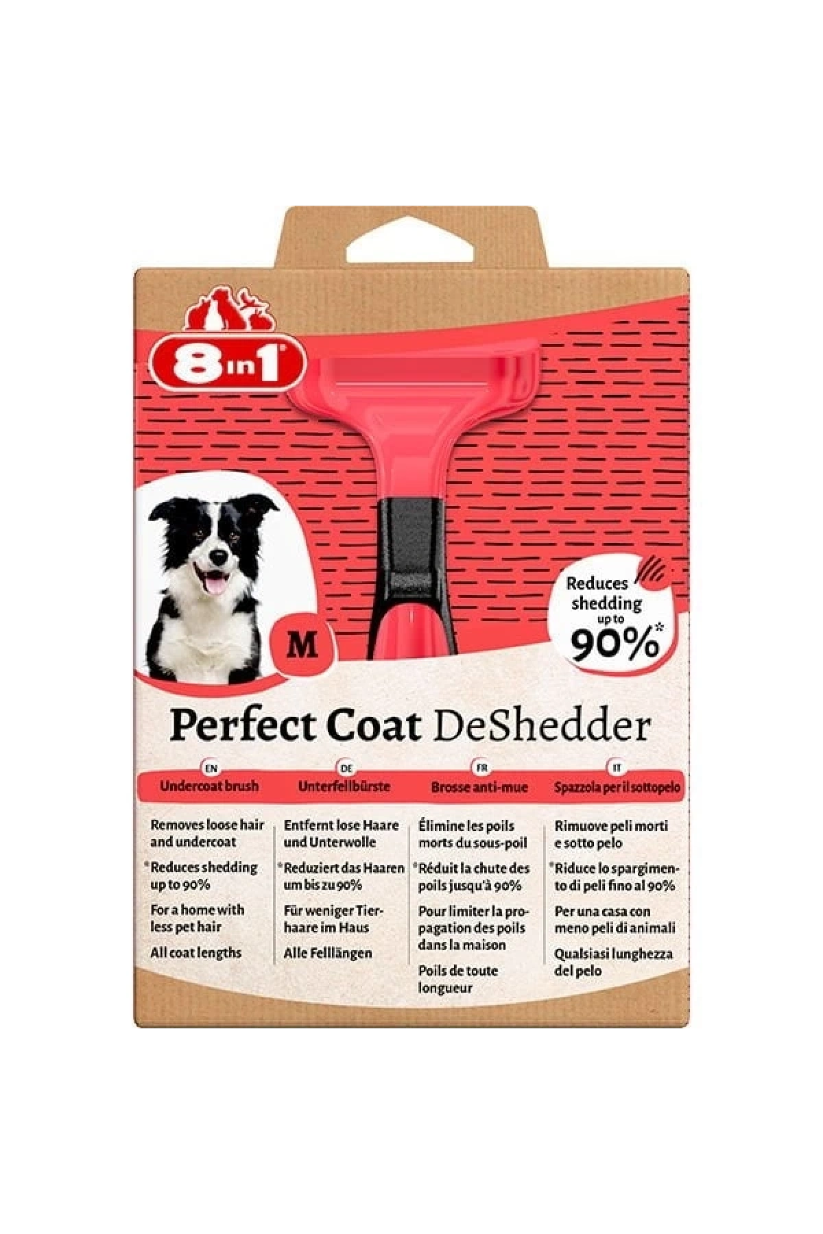 8ın1 Perfect Coat Deshedder Köpek Tarağı - M