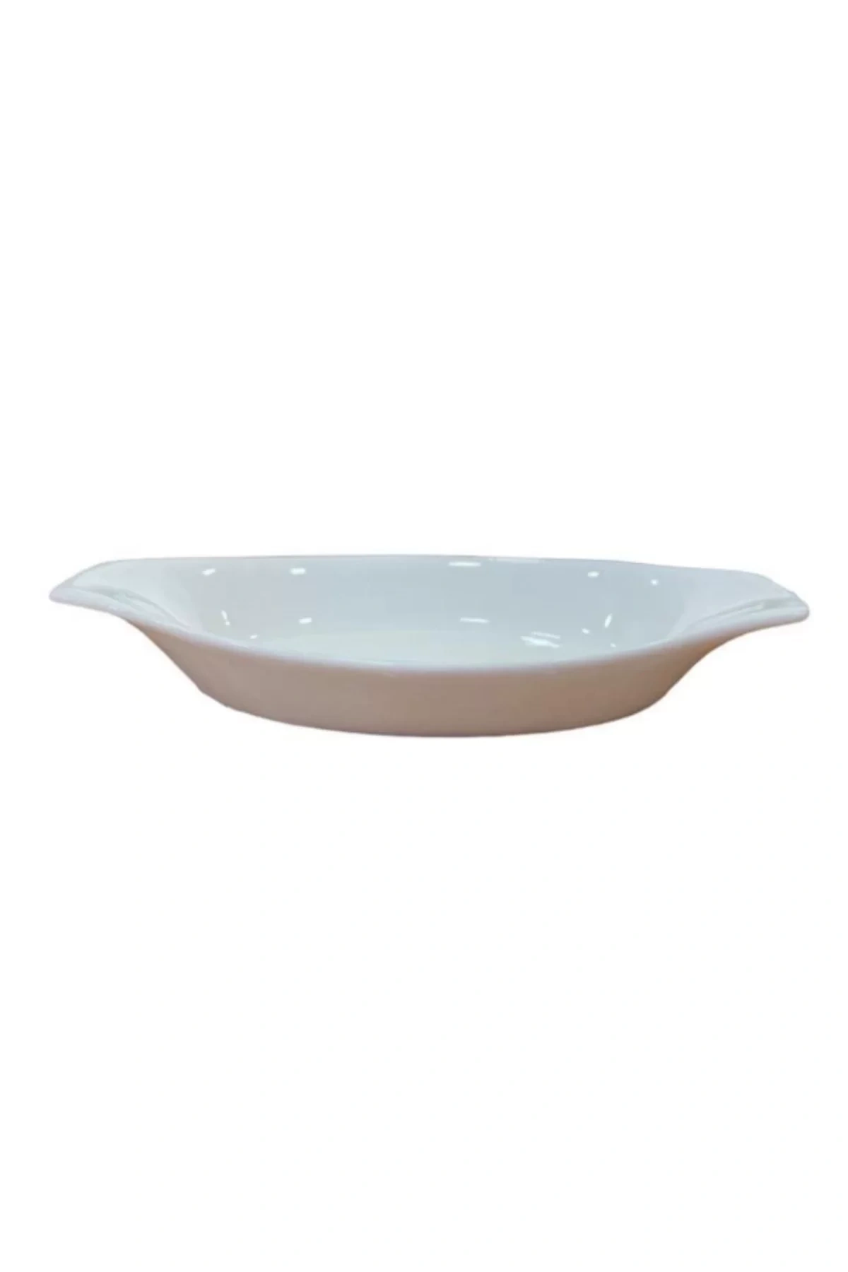 Acar Porwm9347 Beyaz Porselen Kahvaltı Tabağı 15x9 Cm