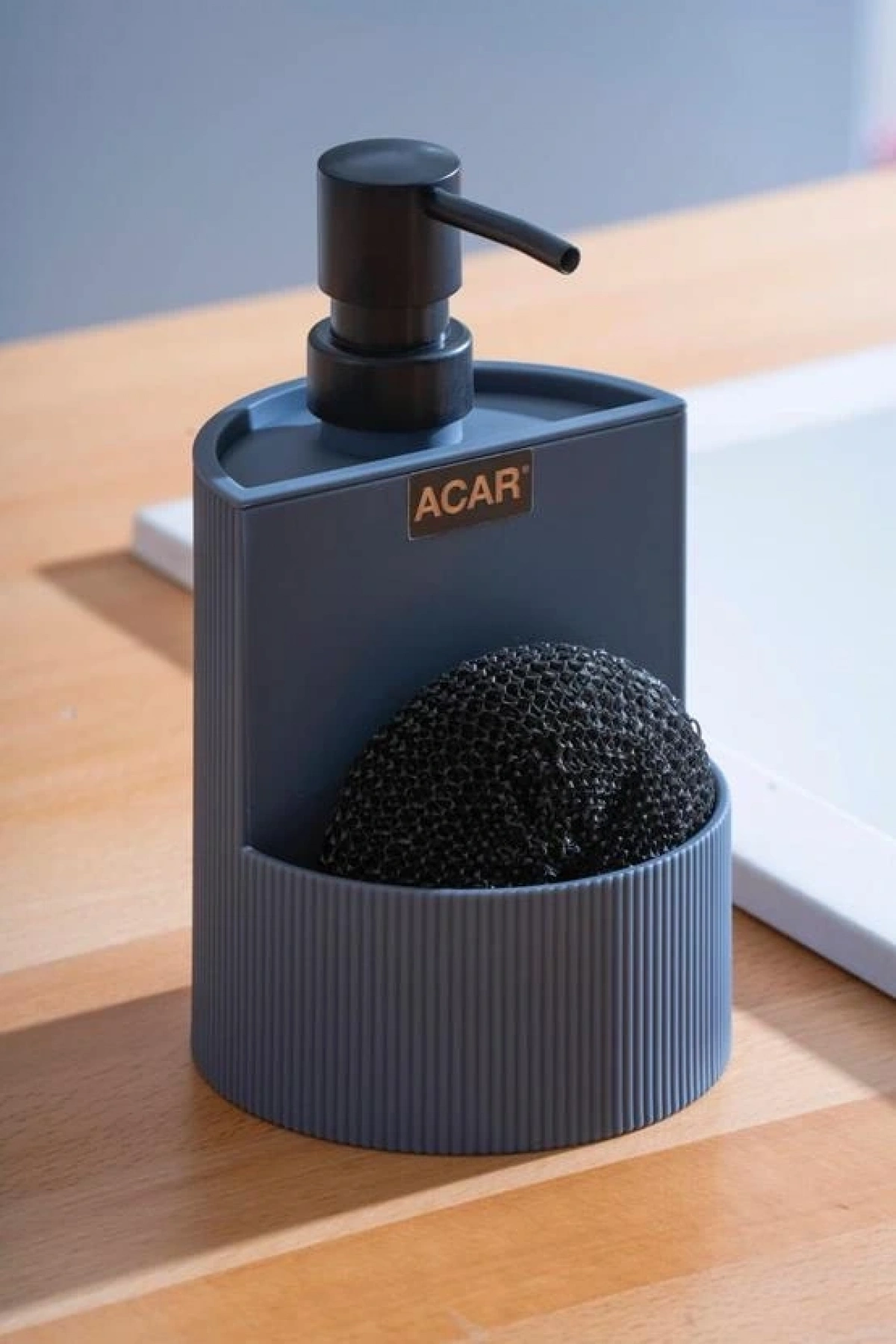Acar Akr8460 Akrilik Gri Sıvı Sabunluk 13x11x11 Cm
