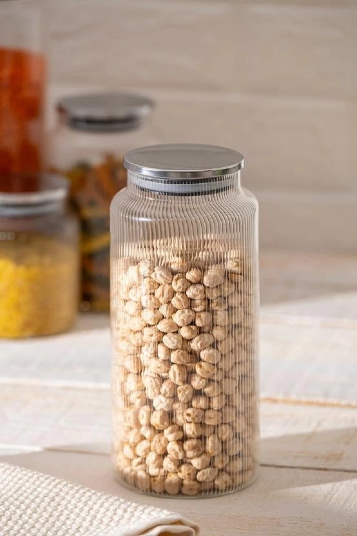 Acar Borosilikat Cam Kavanoz 1000cc