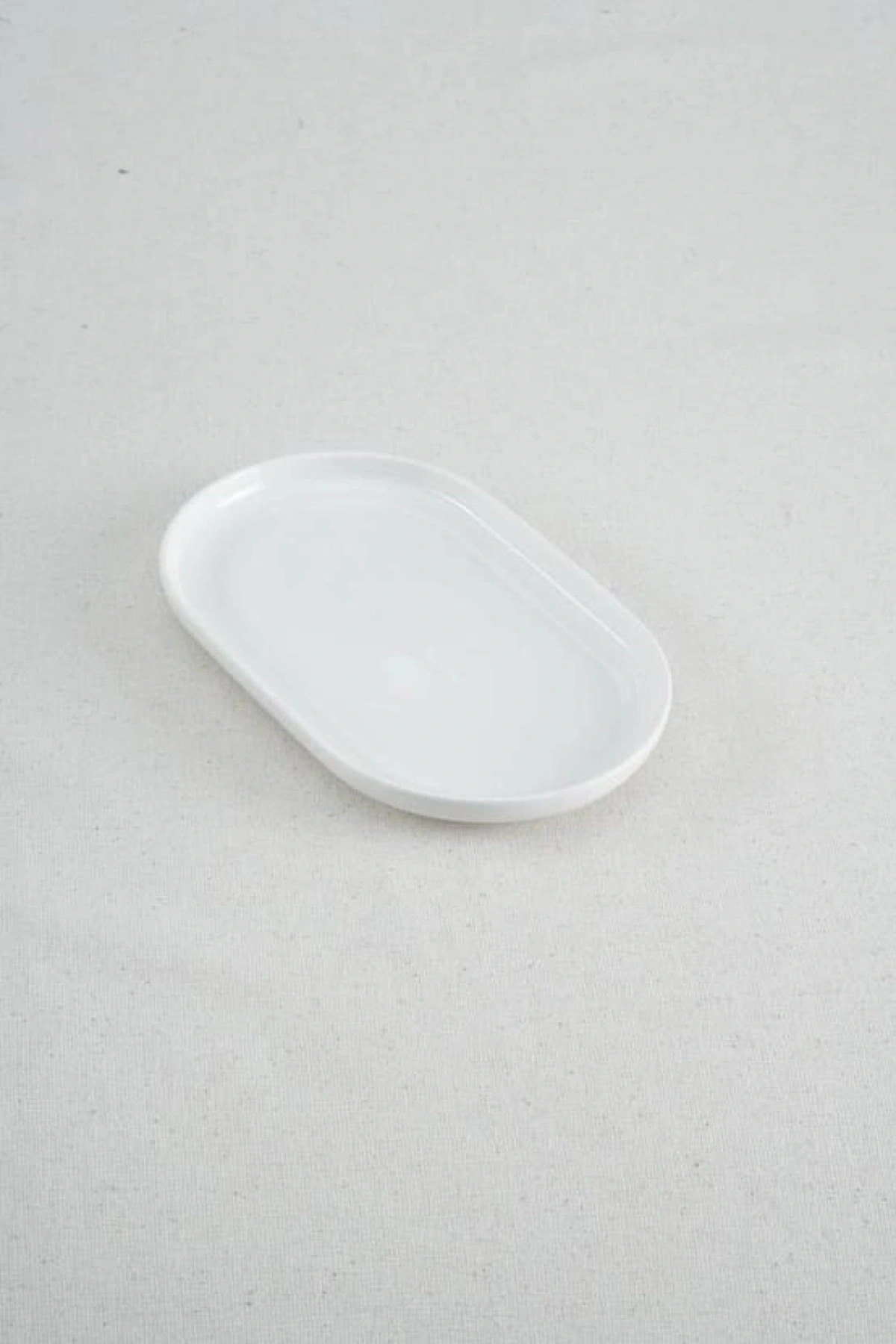 Acar Porselen Beyaz Oval Tabak 20x12,5 Cm