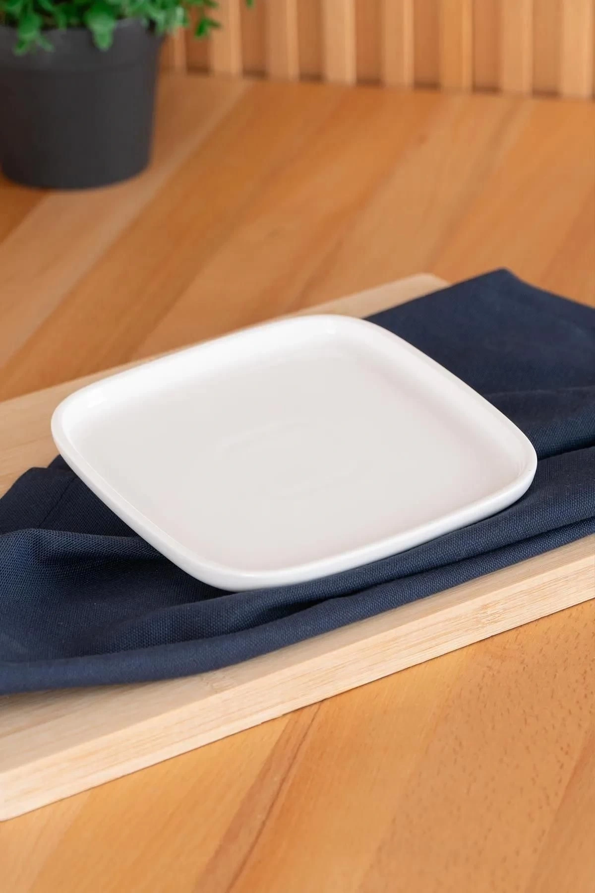 Acar Sct5402 Pure Kare Porselen Tabak 15 Cm 6lı