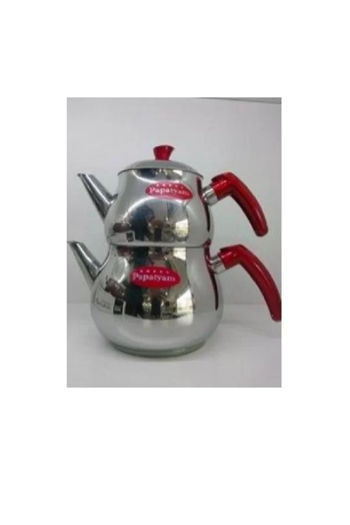 Alara Alr P03 Papatya Aile Boy Çelik Çaydanlık 1.5+2.60 L