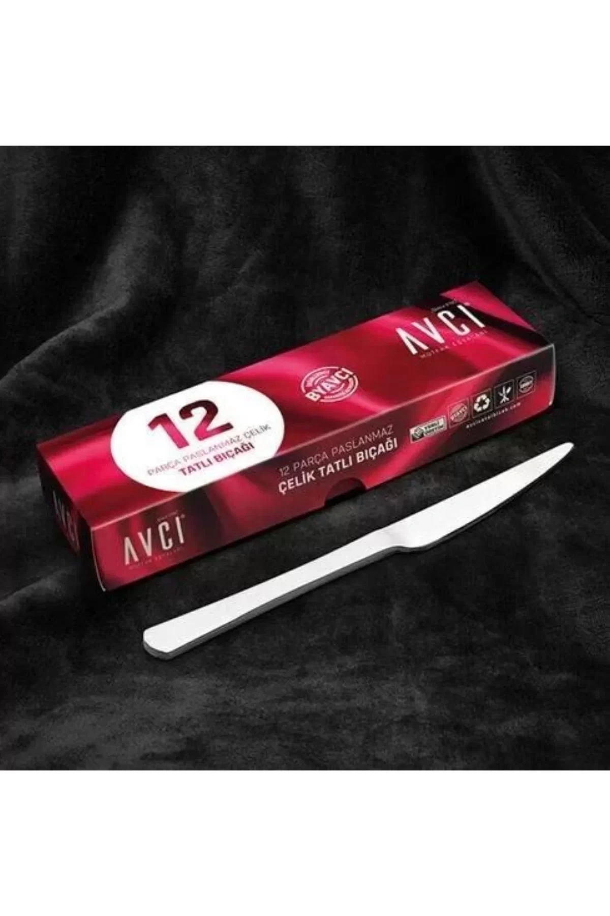 Avcı 417 İstanbul Tatlı Bıçağı 12li