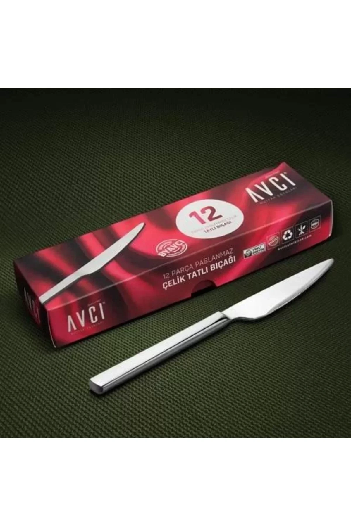 Avcı 917 Klas Tatlı Bıçağı 12li
