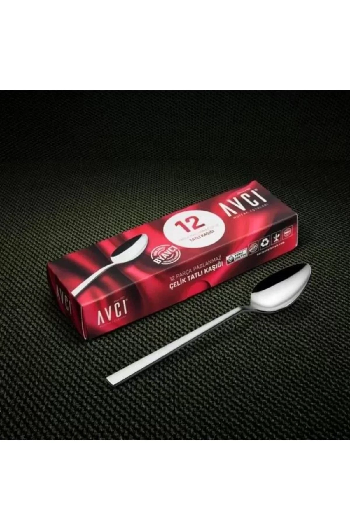 Avcı St104 Star Tatlı Kaşığı 2.5 Mm 12li
