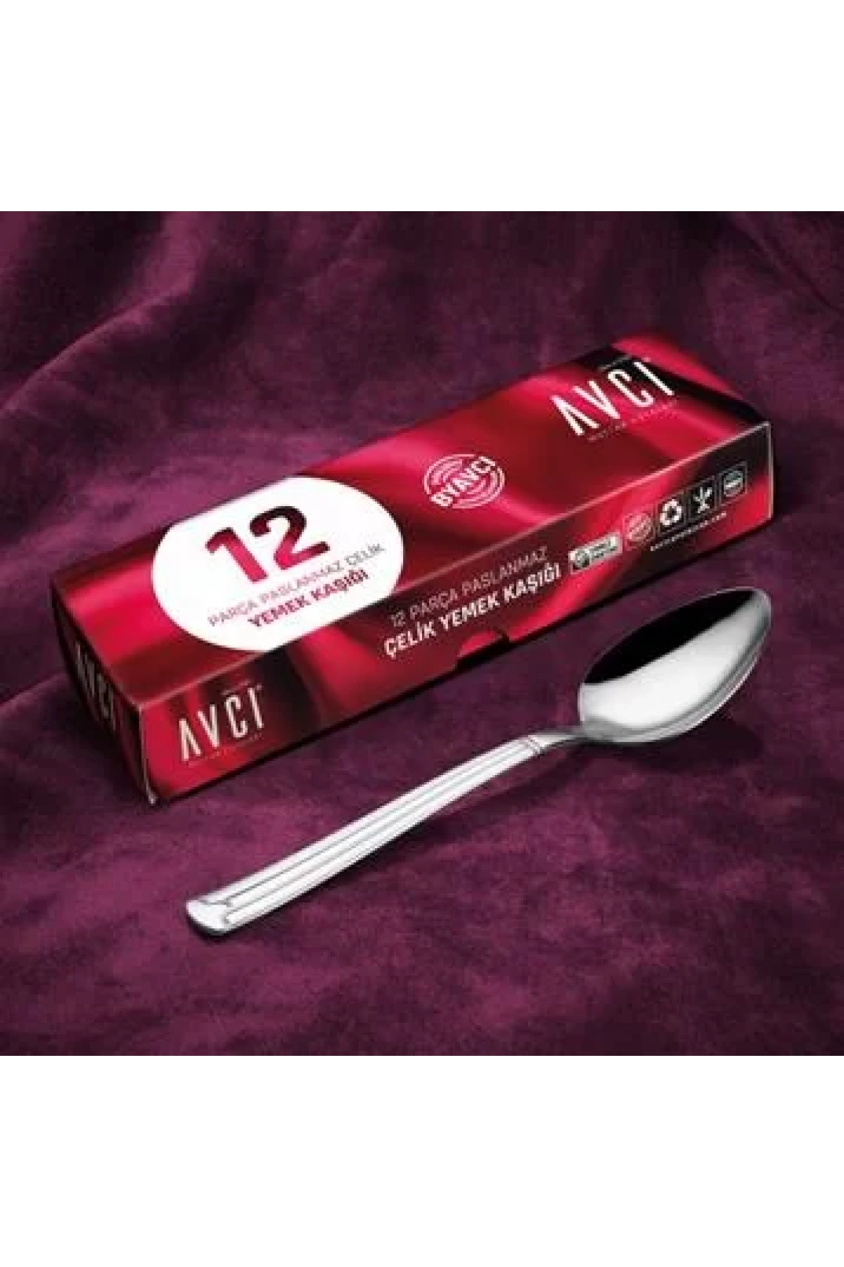 Avcı Yakamoz Avc 612 Yemek Kaşığı 12li