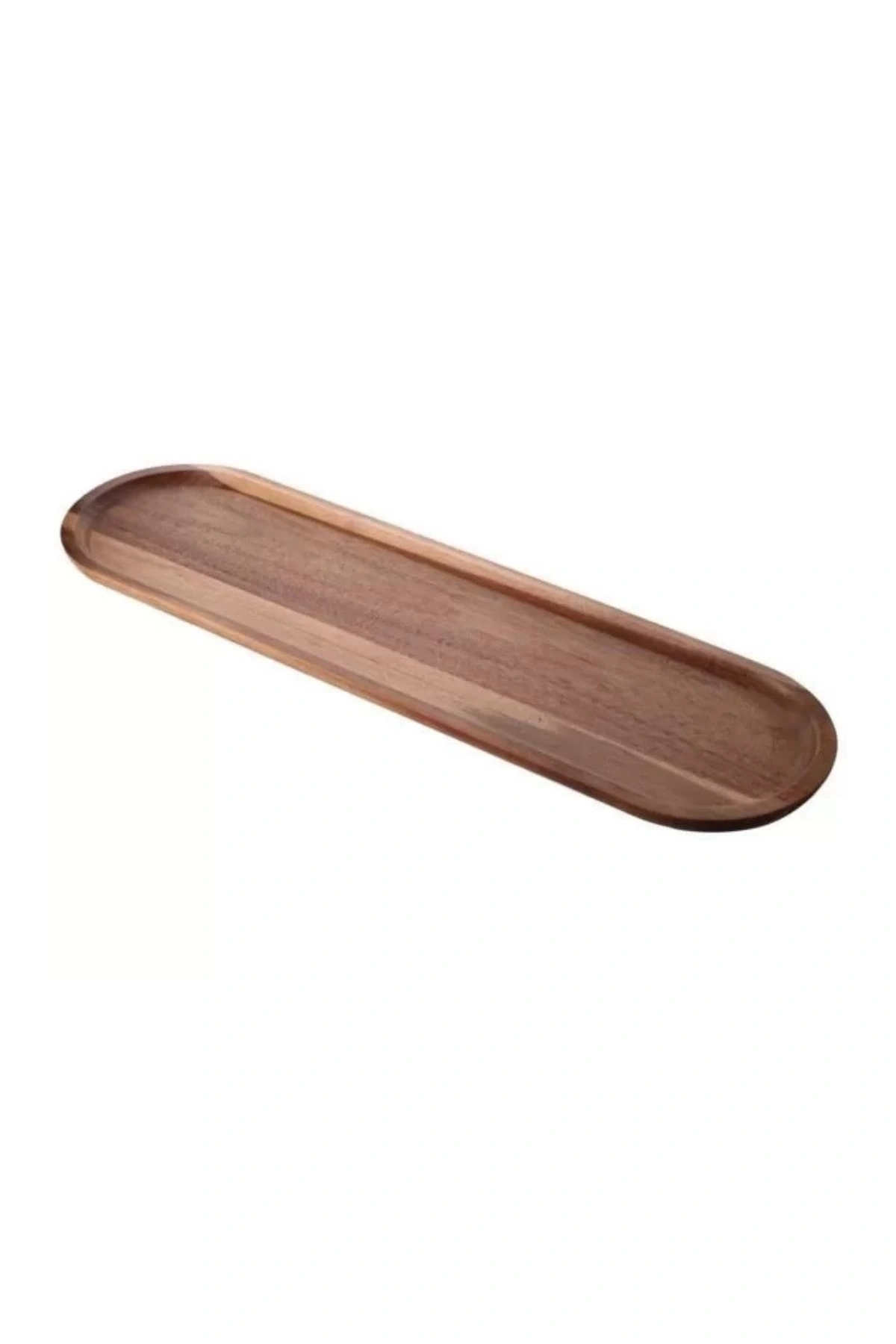 Balsa Aks1021 Akasya Ahşap Kahverengi Sunum Tabağı 55x16 Cm