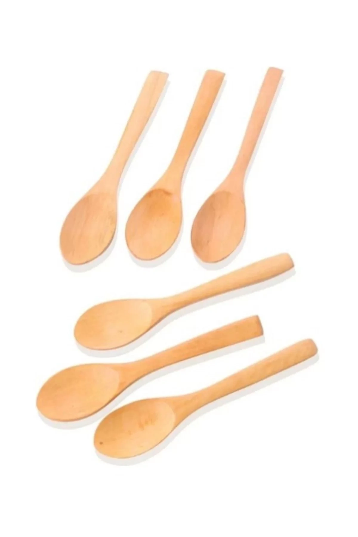 Balsa Bls 16b Kahverengi Ahşap Kaşık Seti 6lı 16 Cm