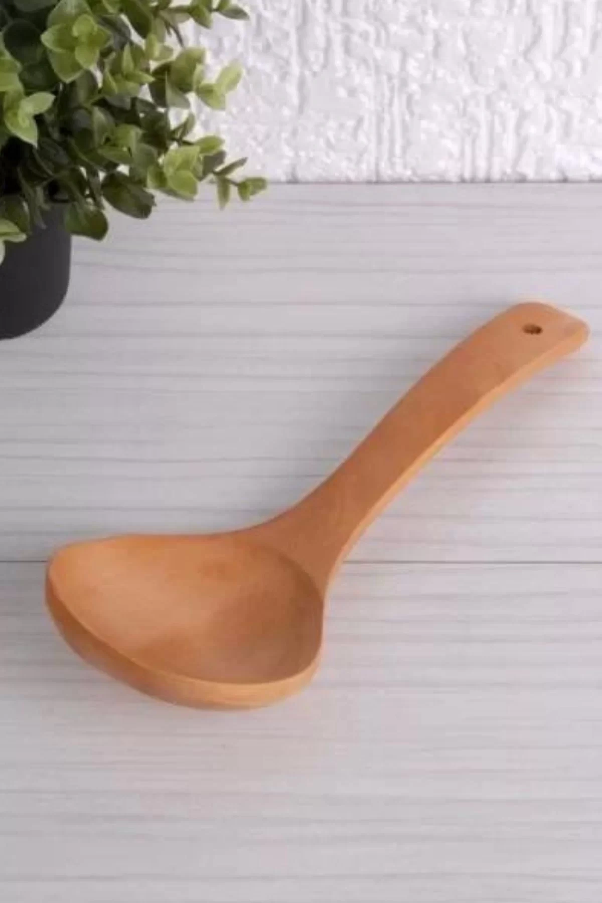 Balsa Bls 5a Kahverengi Ahşap Kaşık Kepçe 28 Cm