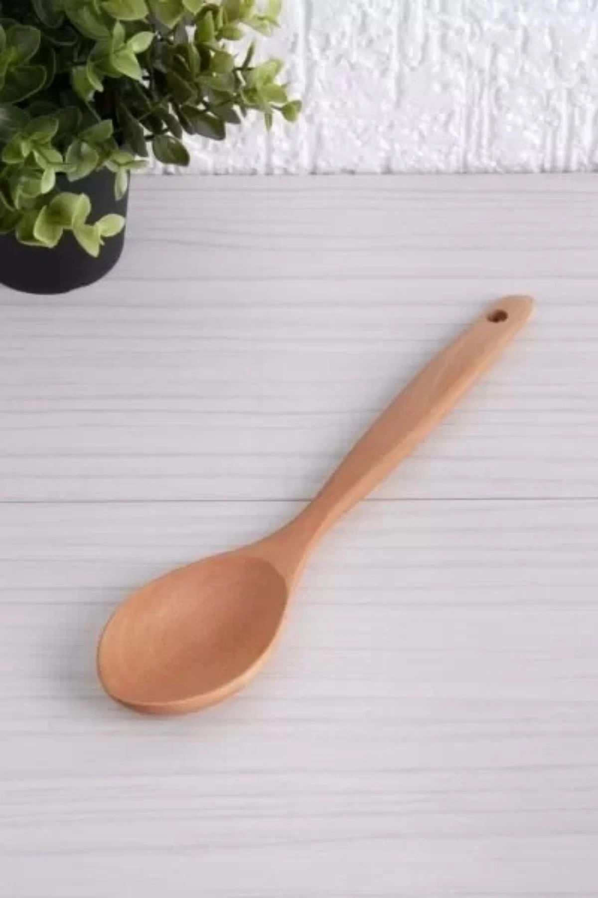 Balsa Bls29a Kahverengi Ahşap Kaşık 28 Cm