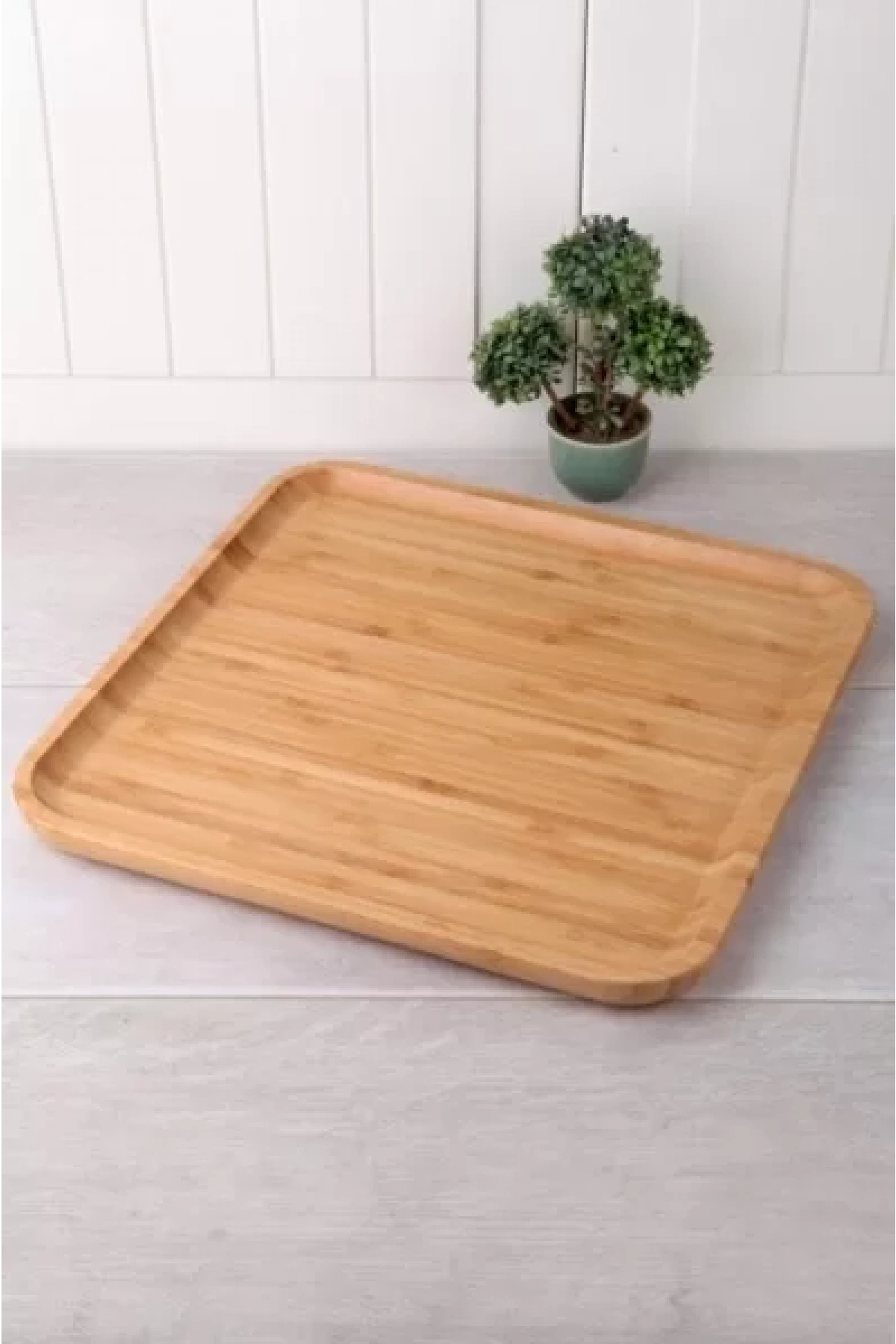 Balsa Kr3030 Kare Kahverengi Bambu Tabak 30 Cm