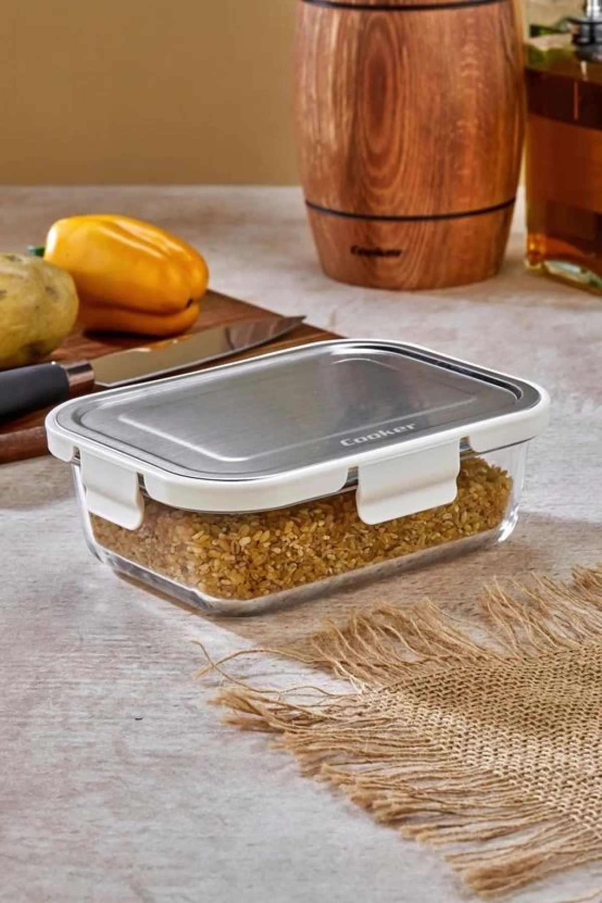 Cooker Ckr3489 Cam Saklama Kabı 1500 Cc