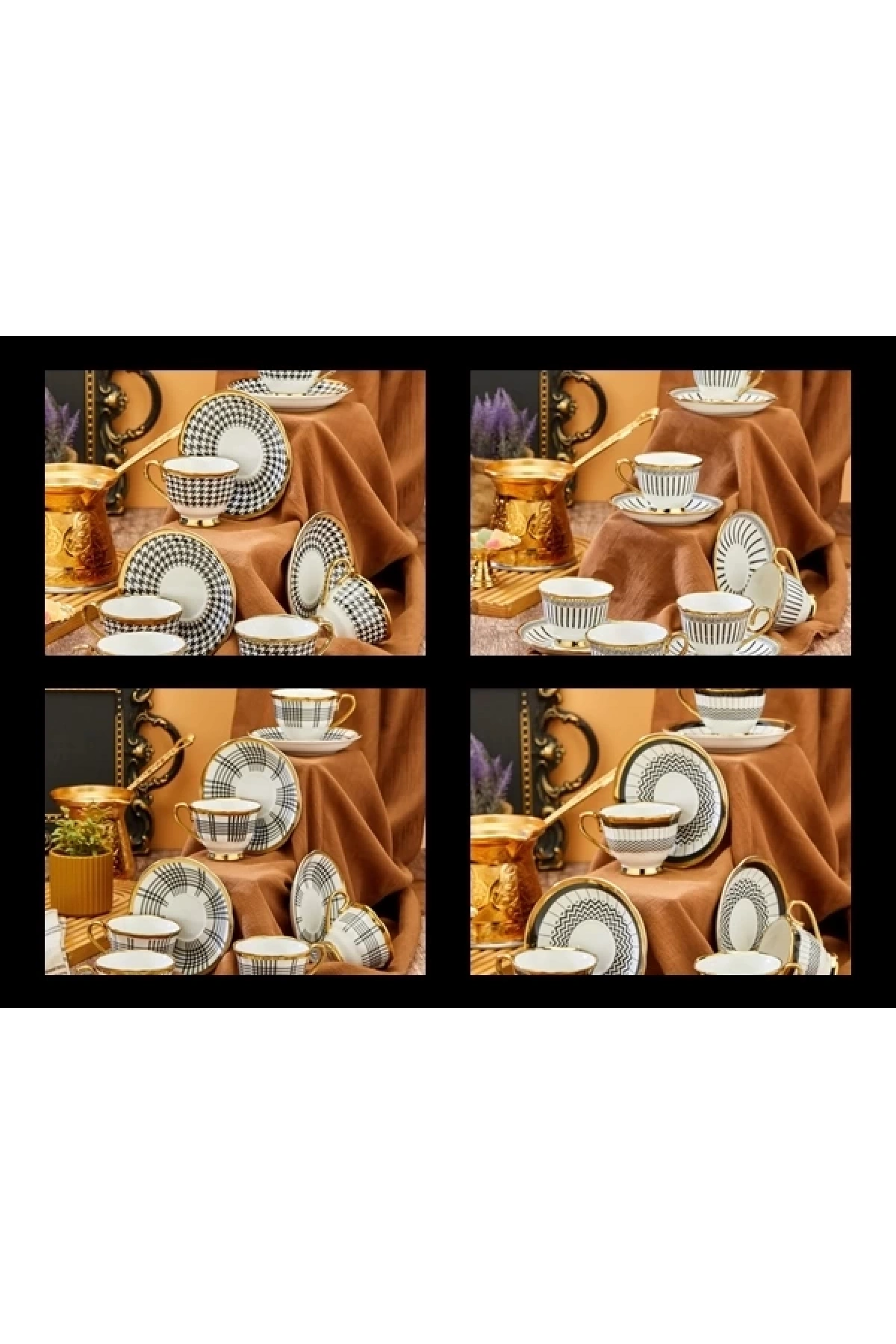 Cooker Porselen 6lı Kahve Seti
