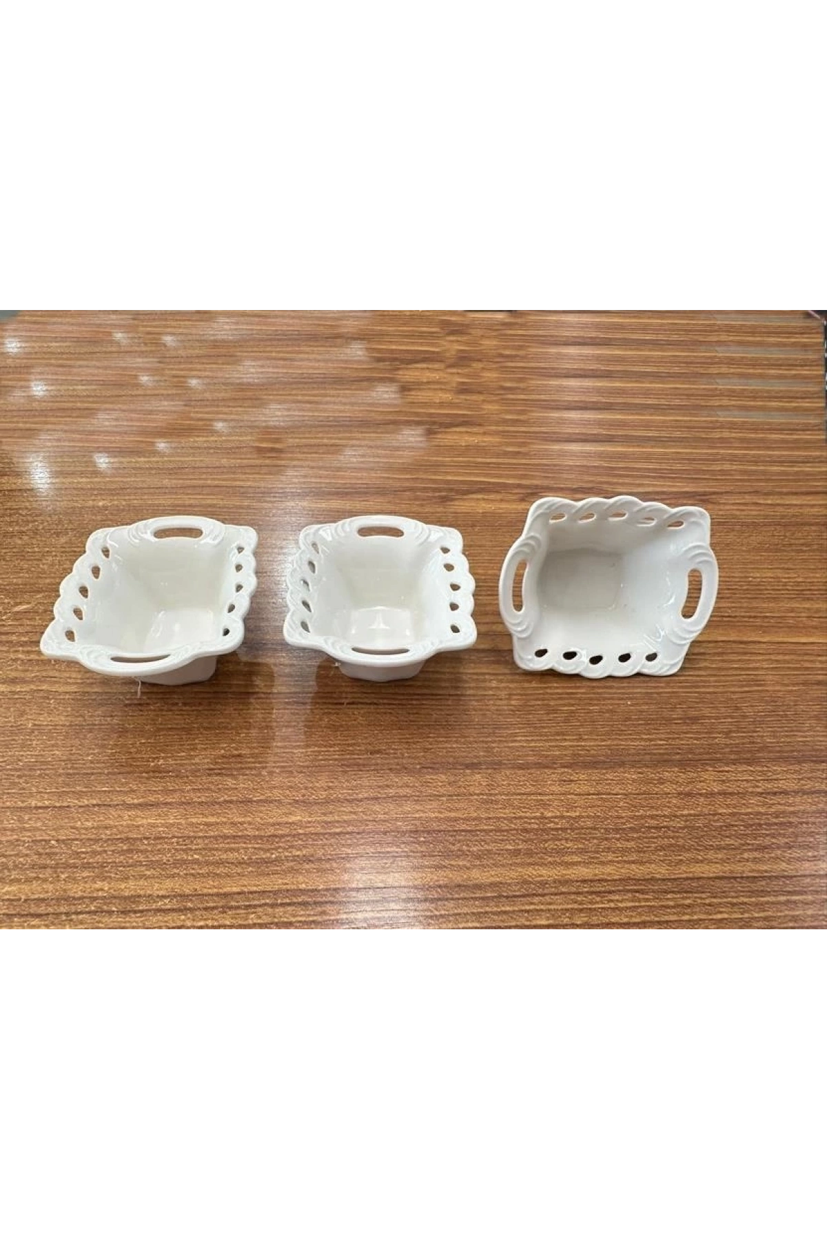 Cok Porselen Reçellik Dikdörtgen Model 3lü