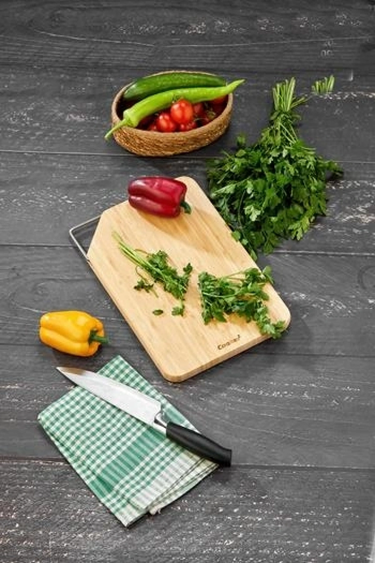 Cooker Bambu Kesme Tahtası 32x22x2cm