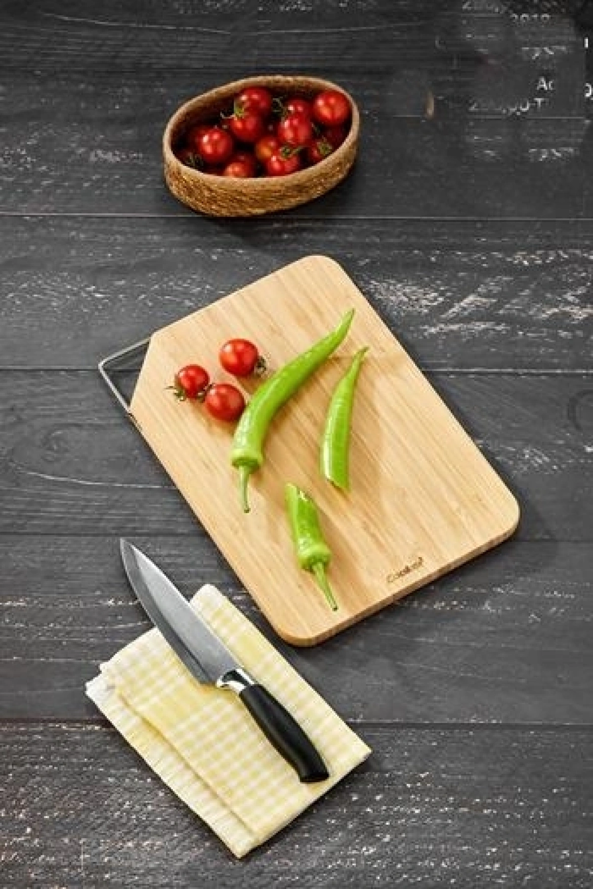 Cooker Bambu Kesme Tahtası 36X26X2cm