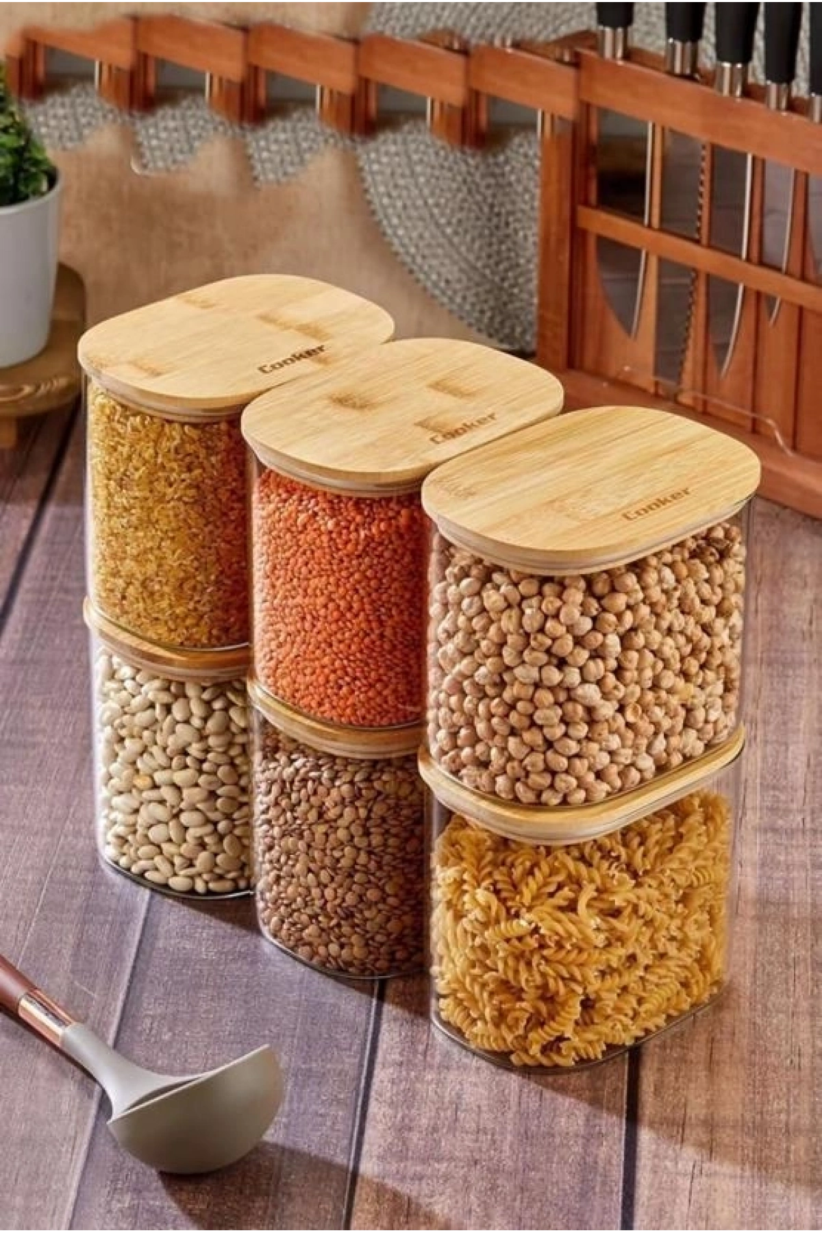 Cooker Borosilikat Cam Kavanoz 13 Cm 1 Adet